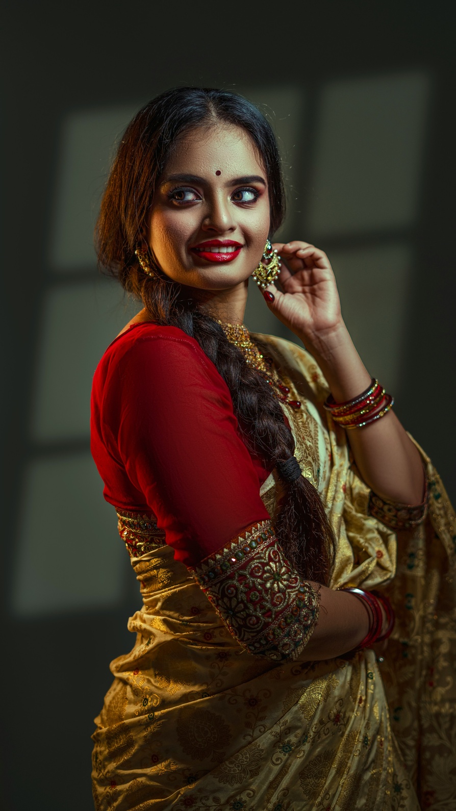 Wedding Heavy Zari Saree